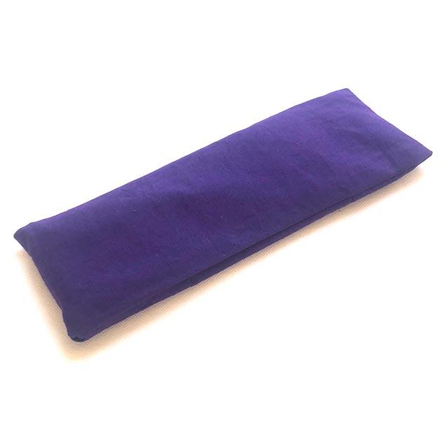 natural unscented Linseed yoga relaxation eye pillow rich purple