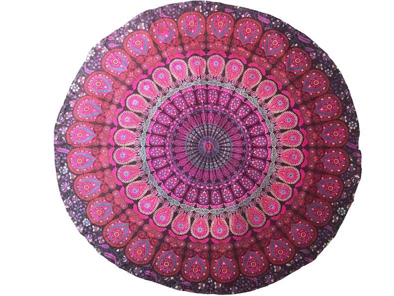 Yoga Meditation Decorative Circle Centrepiece Magenta