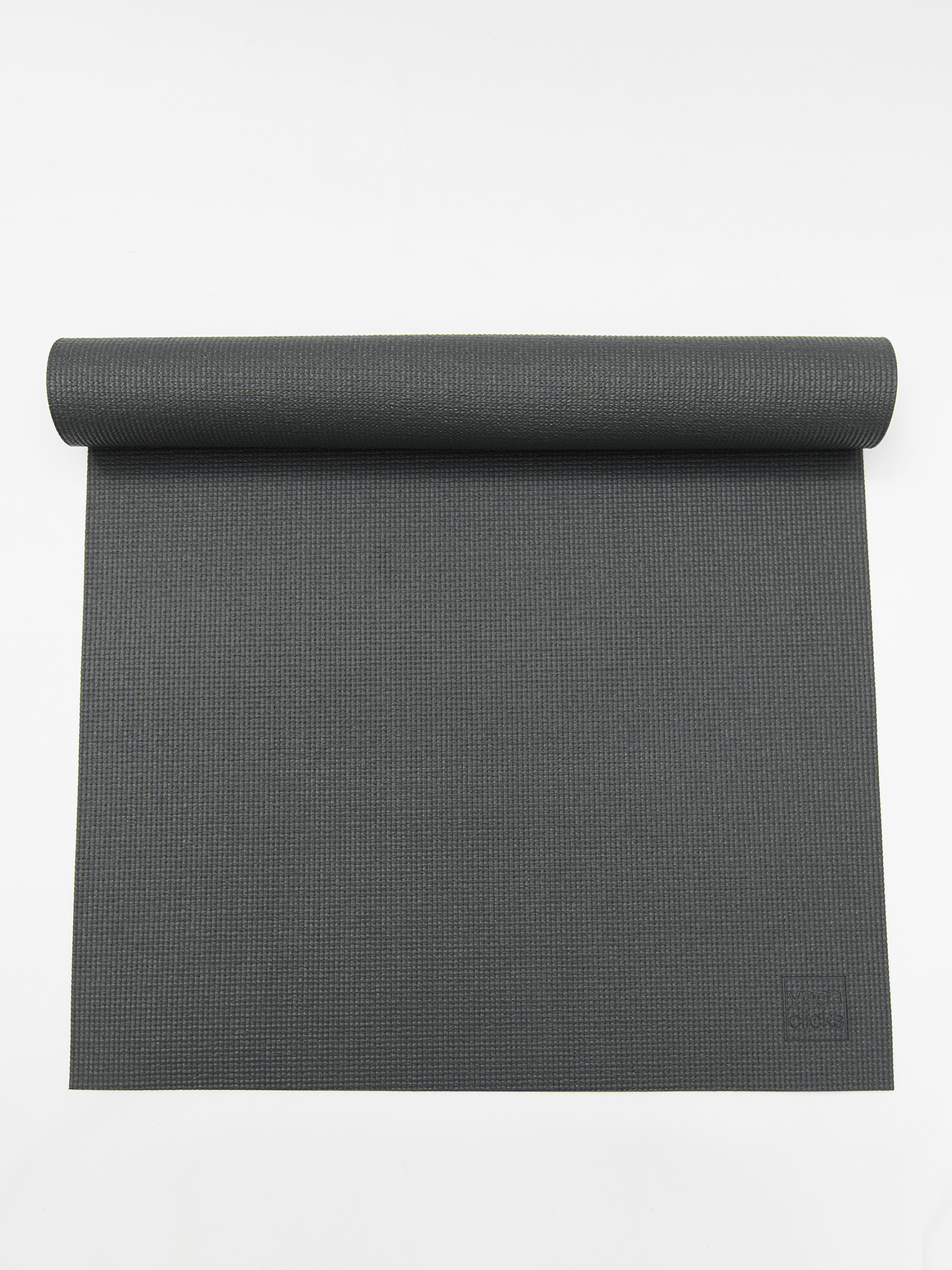 semi rolled wholesale yoga mat grey