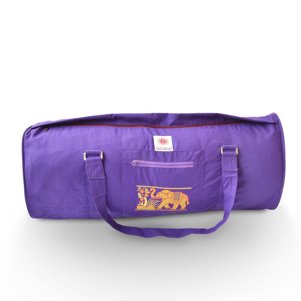 elephant yoga kit bag purple colour