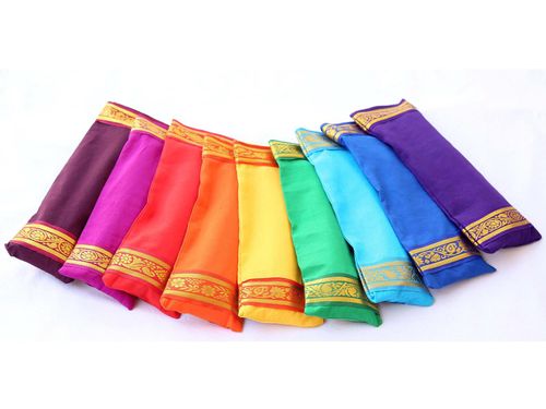 Yoga United lavender yoga eye pillows beautiful rainbow colours