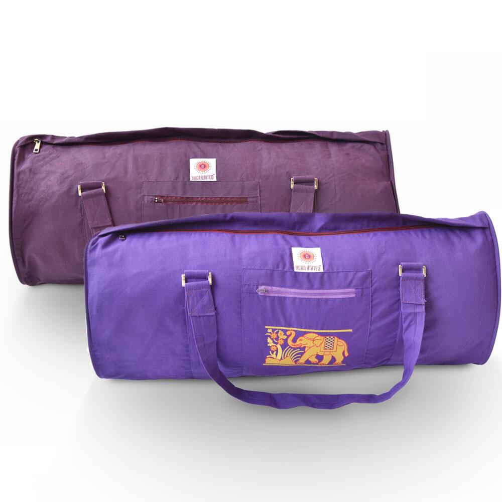 Sutra Elephant Cotton Yoga Kit Bag by Yoga United- Variation colours