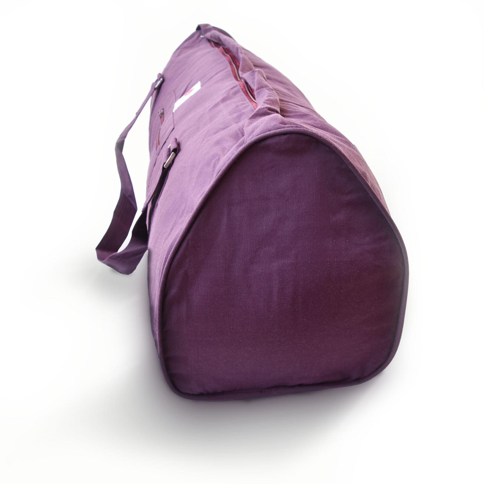 Elephant Yoga Kit Carrier Bag aubergine colour side view