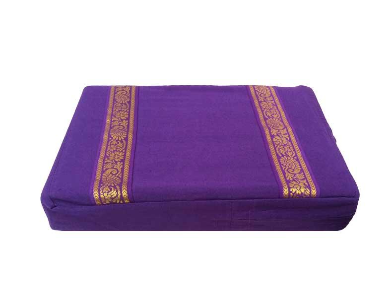 Cotton block cover purple
