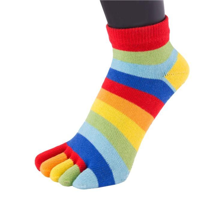 toetoe essential anklet rainbow colours