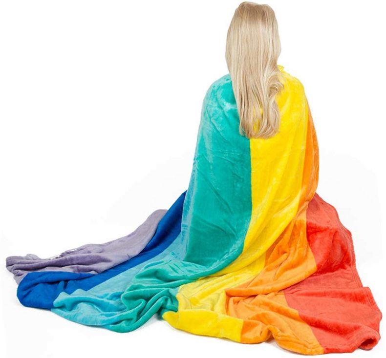 Beautiful Chakra Rainbow Blanket