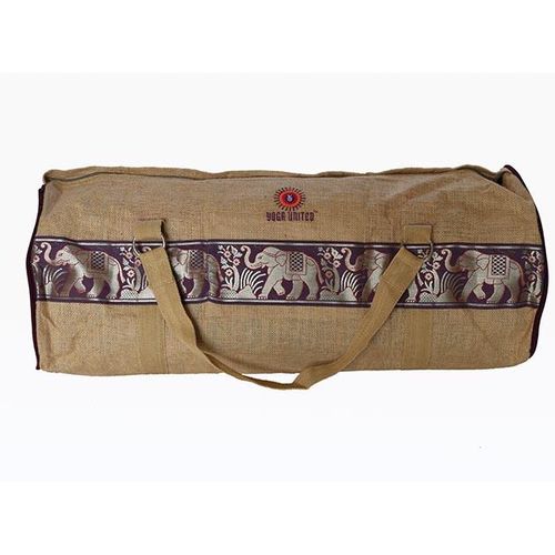 jute elephant design yoga united signature all kit carrier bag