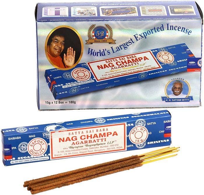 Satya Nag Champa Christmas Tree Incense Sticks 15 Gram Box Bulk Wholesale 