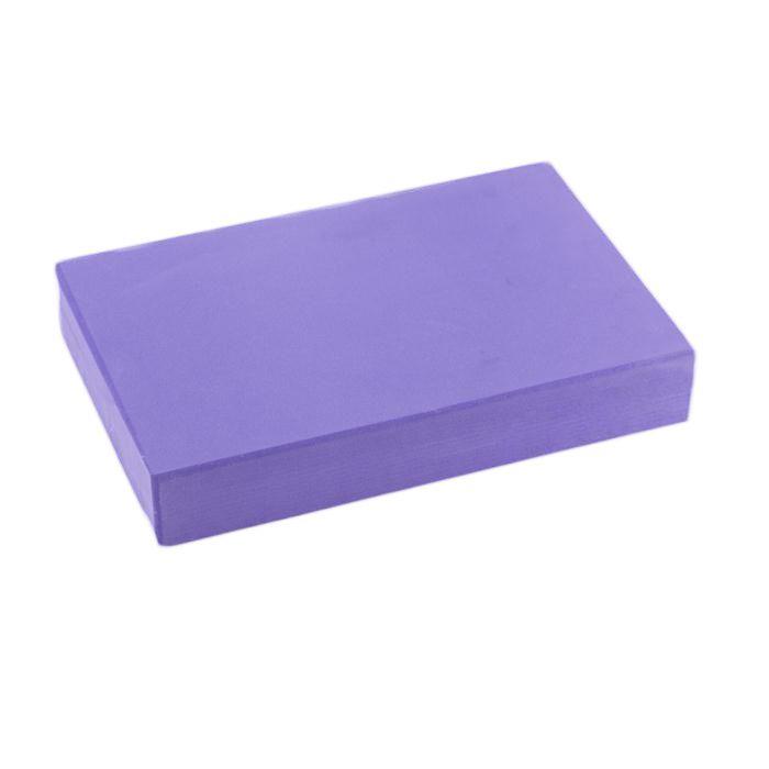High Density Yogamatters Foam Yoga Block Purple