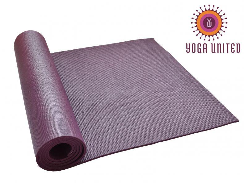 Yoga United 6mm Thick Yoga Pillates Aubergine Colours Wholesale Mat