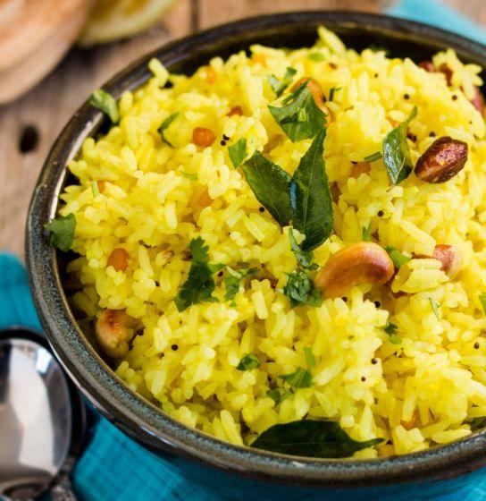 Image of lemon rice - South Indian food