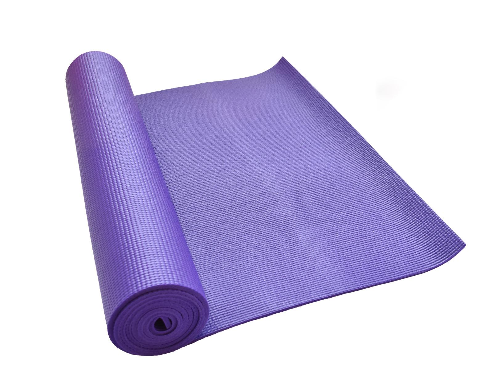 Yoga Pilates 6mm thick standard mat purple
