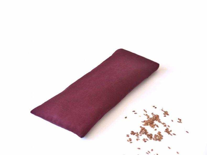 unscented yoga united Linseed relaxation meditation eye pillow dark purple
