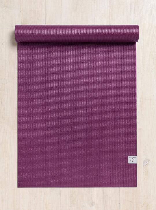 Yogamatters Sticky Yoga Mat Berry Rolled