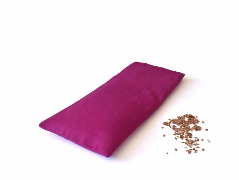 yoga united unscented linseed relaxation meditation eye pillow dark pink