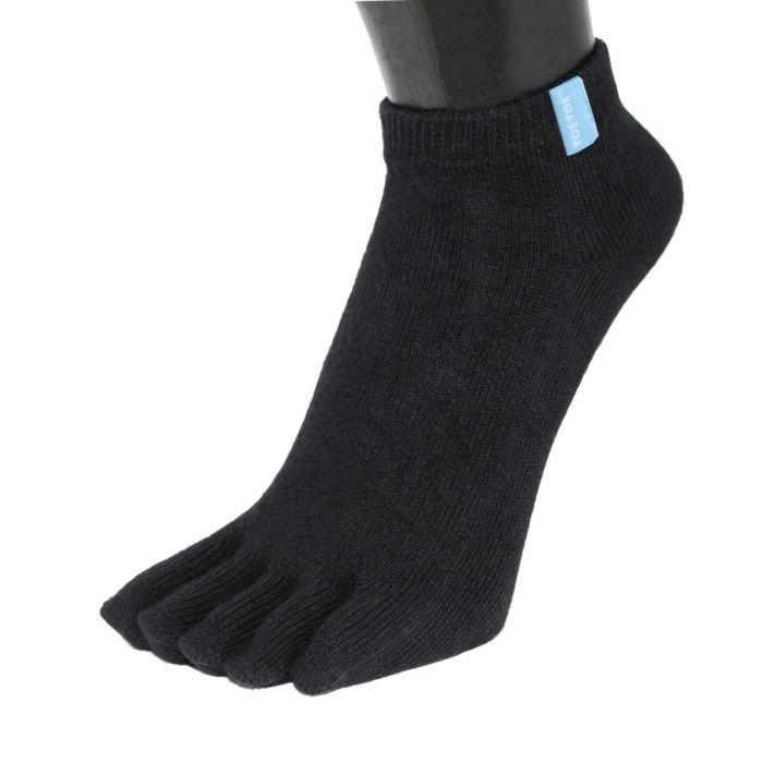 toetoe essential anklet every day toe socks black
