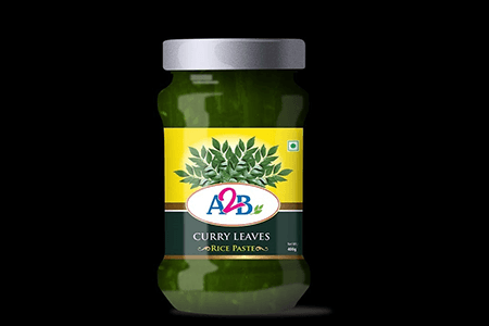 Product photo of Curry Leaves Thokku. A very traditional Pickles available from the interiors of India.