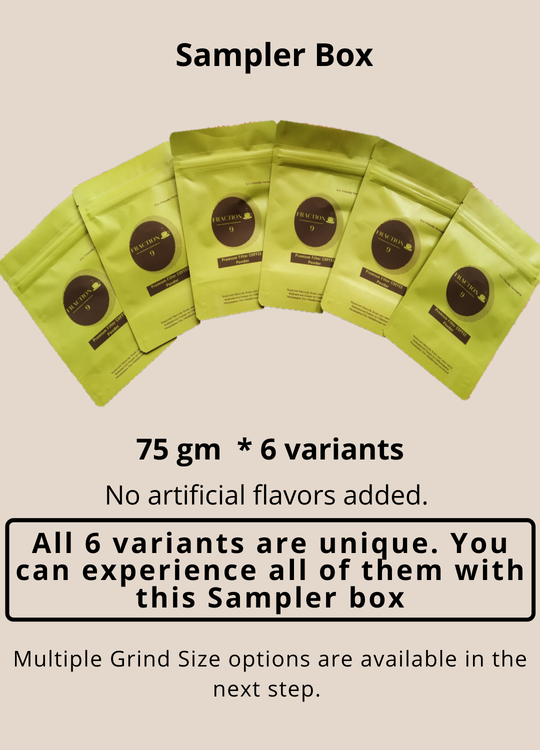 sampler coffee sachets