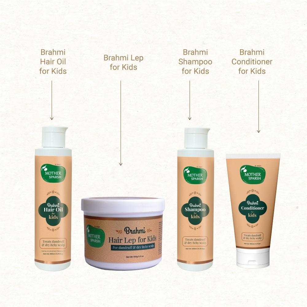 UrbanTokri: Mother Sparsh Brahmi Anti-Dandruff Kit For Kids