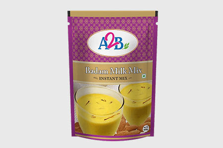 Product photo of Badam Milk Mix. A very traditional Breakfast / Instant Mix available from the interiors of India.
