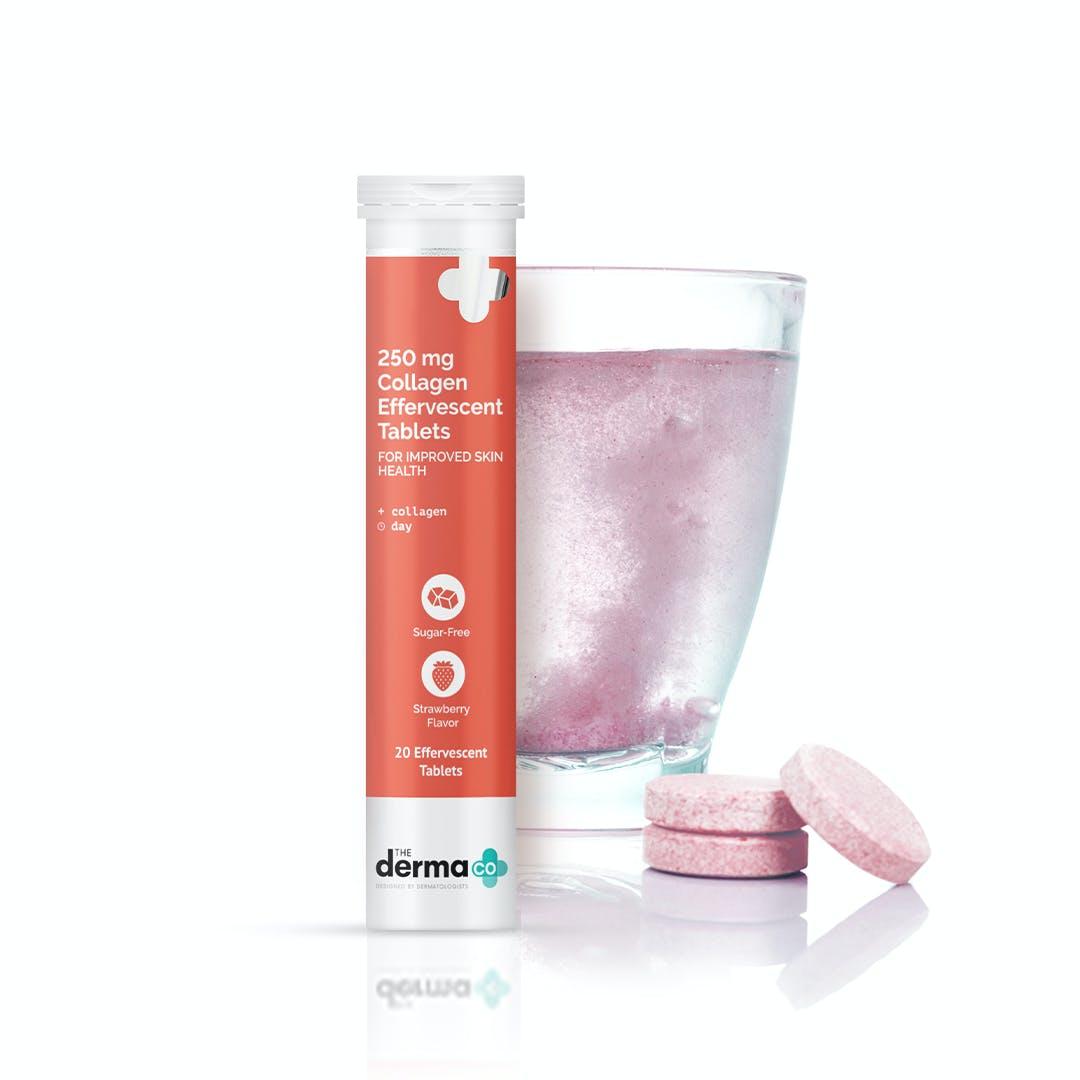 UrbanTokri THE DERMA CO 250 mg Collagen Effervescent Tablet for Improved  Skin Health