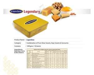 Product photo of SKS Legendary. A very traditional Indian food available from the famous Sri Krishna Sweets Chennai India