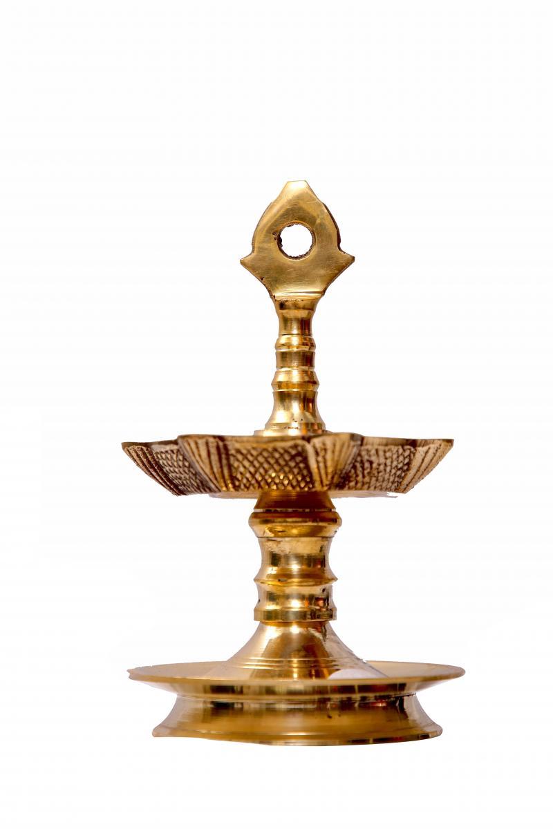 Picture of Brass Seven Spout Lamp
