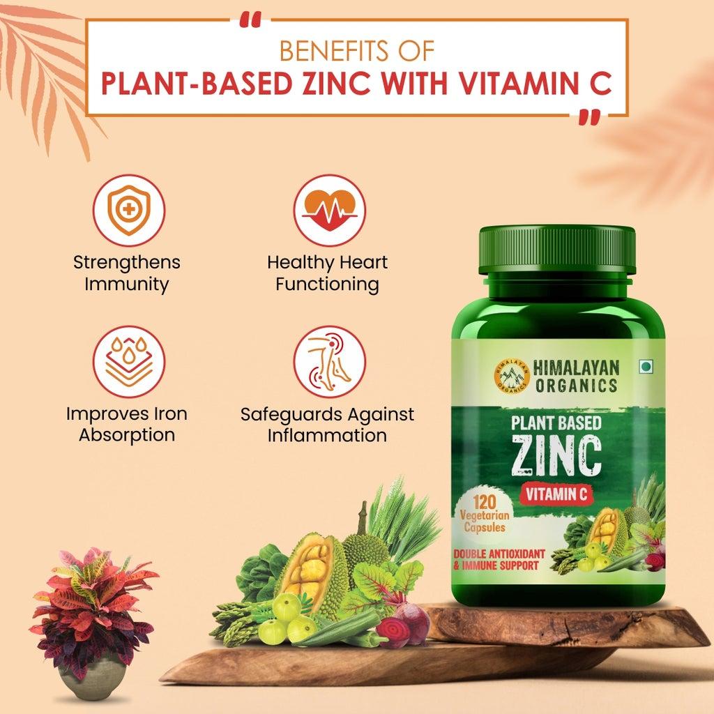 UrbanTokri Plant Based Zinc with Vitamin C Builds