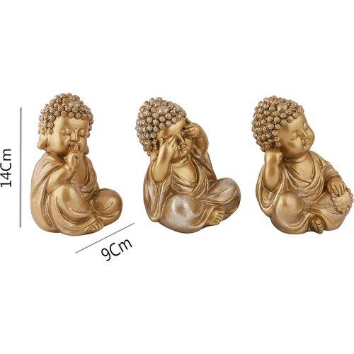 Photo of Three Monks Figurine Set of 3