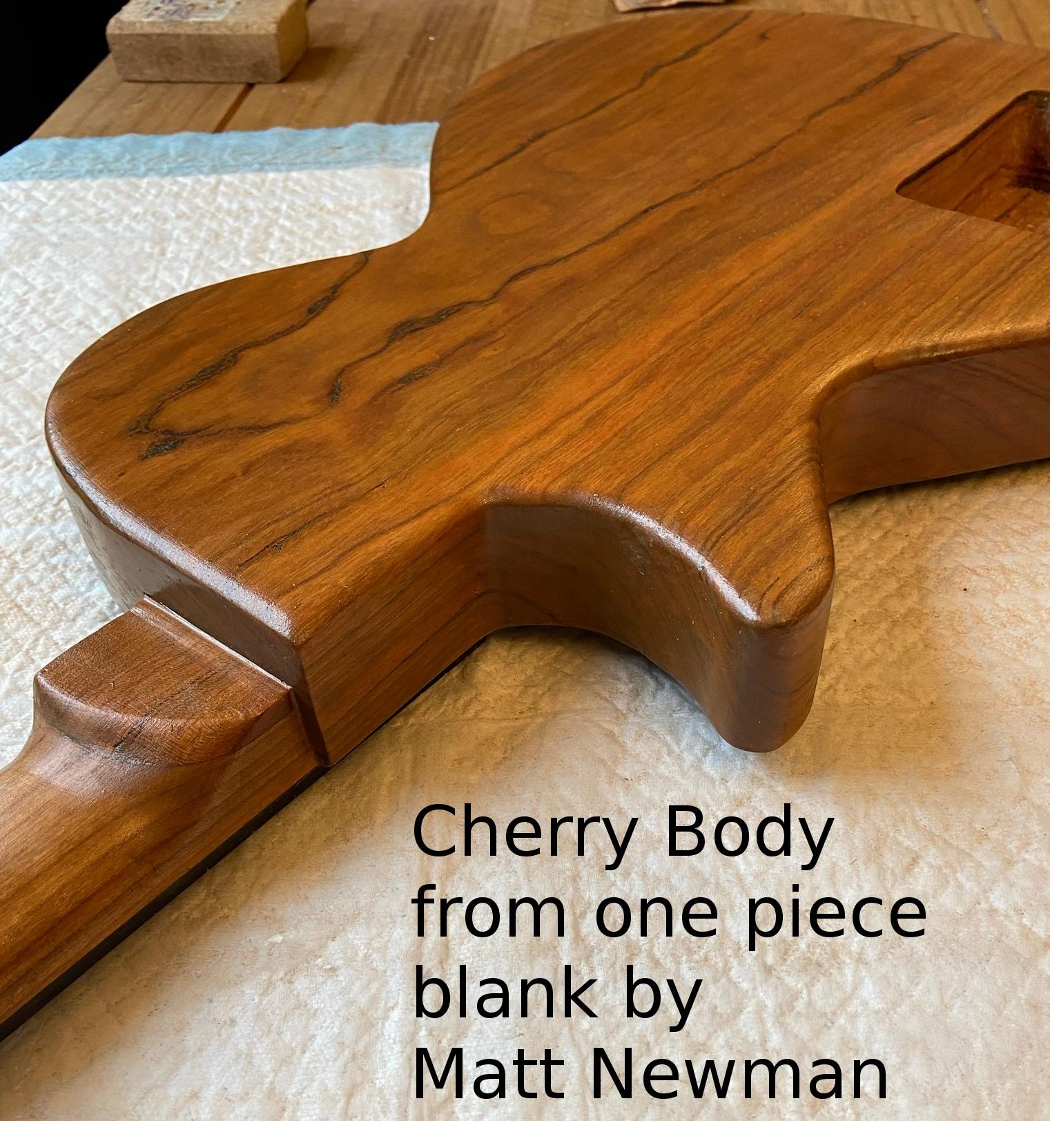 Cherry Guitar Body Blanks