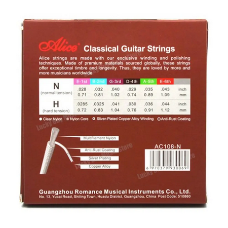 Alice A108 N Classical Guitar Strings