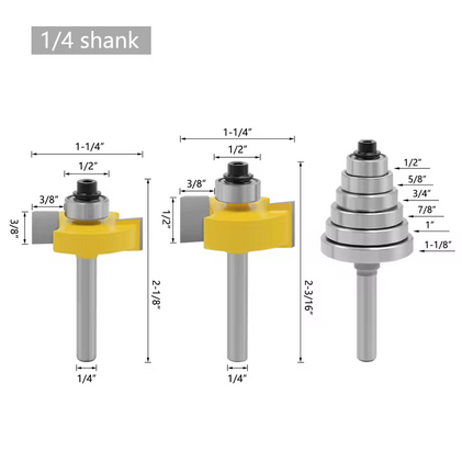 Rabbet Router Bit Sizes Explained Rabbet and Binding Router Bit