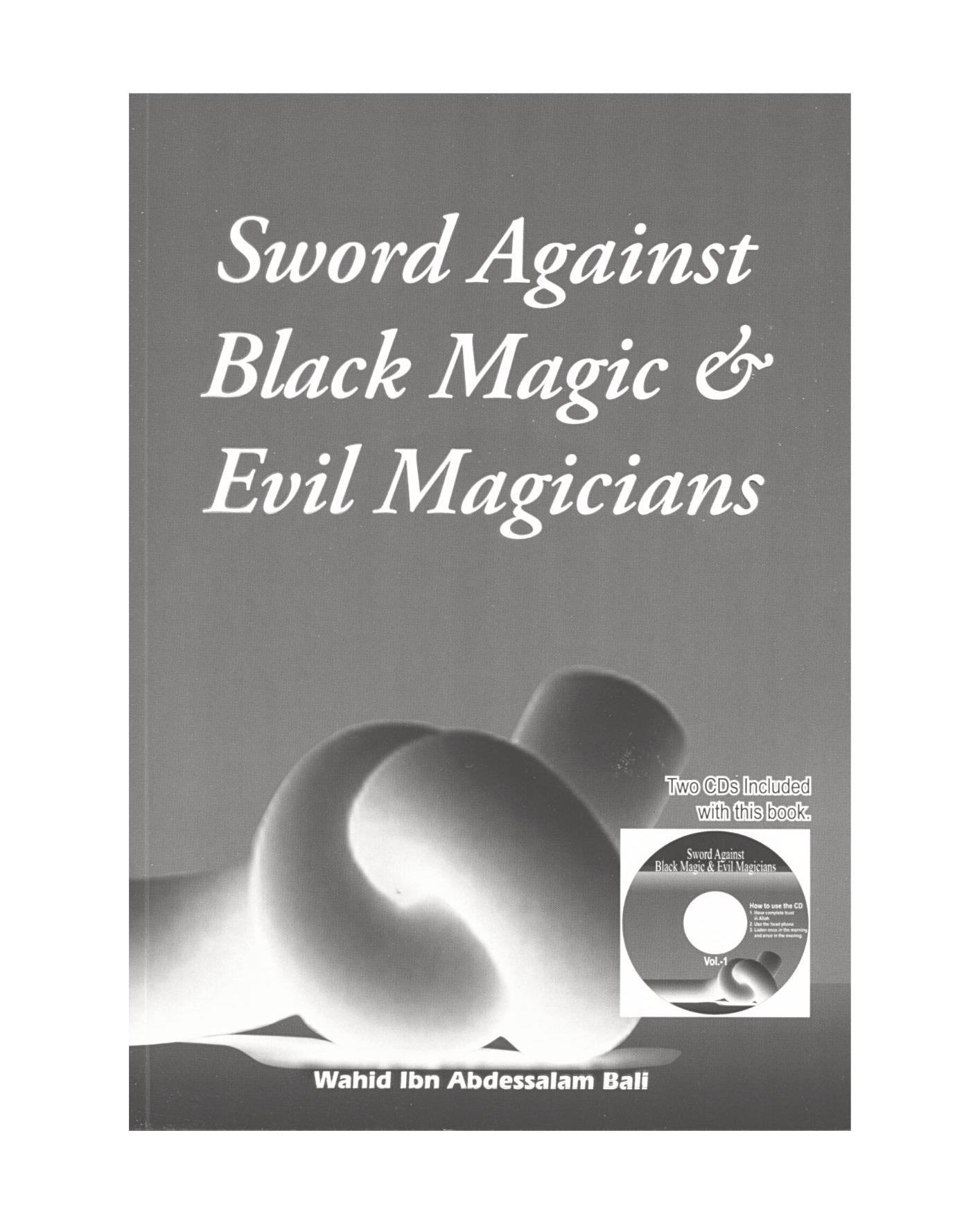 Cover Sword Against Black Magic & Evil Magicians