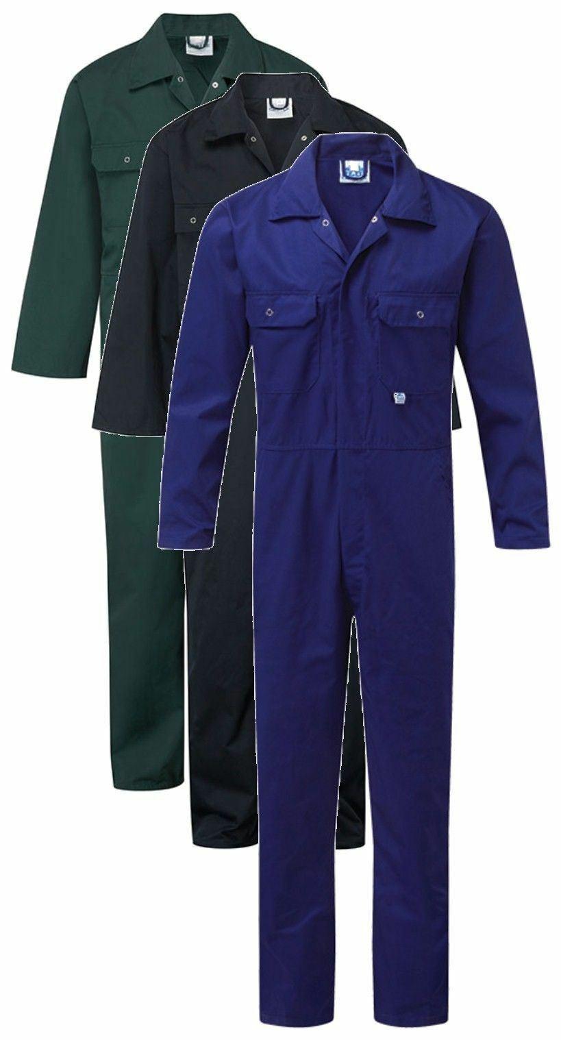 344 Blue Castle Stud Front Boiler Overall Coverall Suit