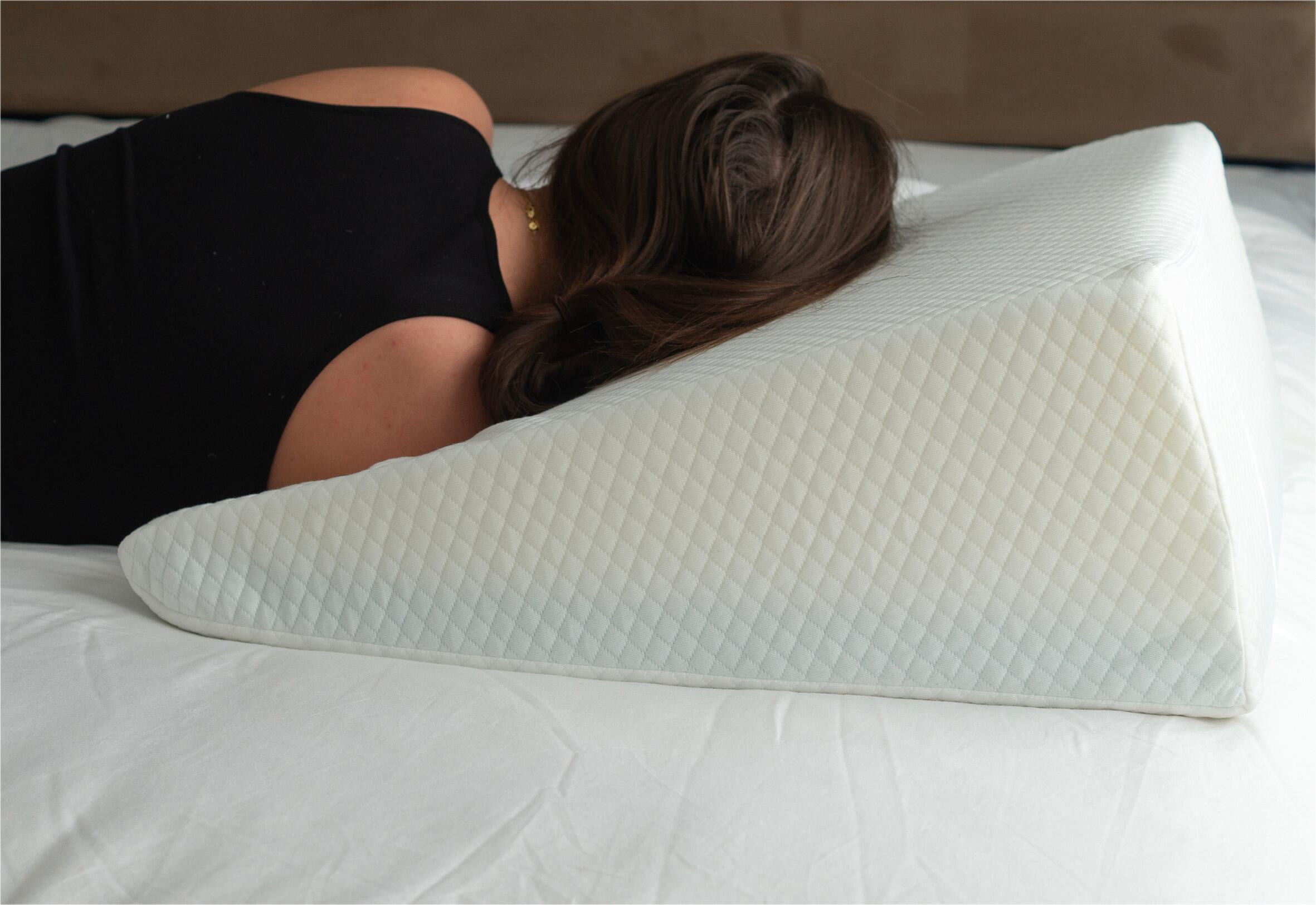 Bed Wedge Pillow with Cooling Gel