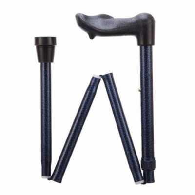 Steexu Walking Sticks For Women/Men - Folding Walking Sticks For Ladies And Gents Foldable Walking Stick Collapsible Walking Stick Walking Cane Adjustable Black - View #3