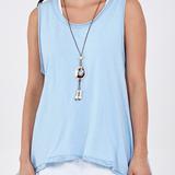 Double Layer Top With Necklace