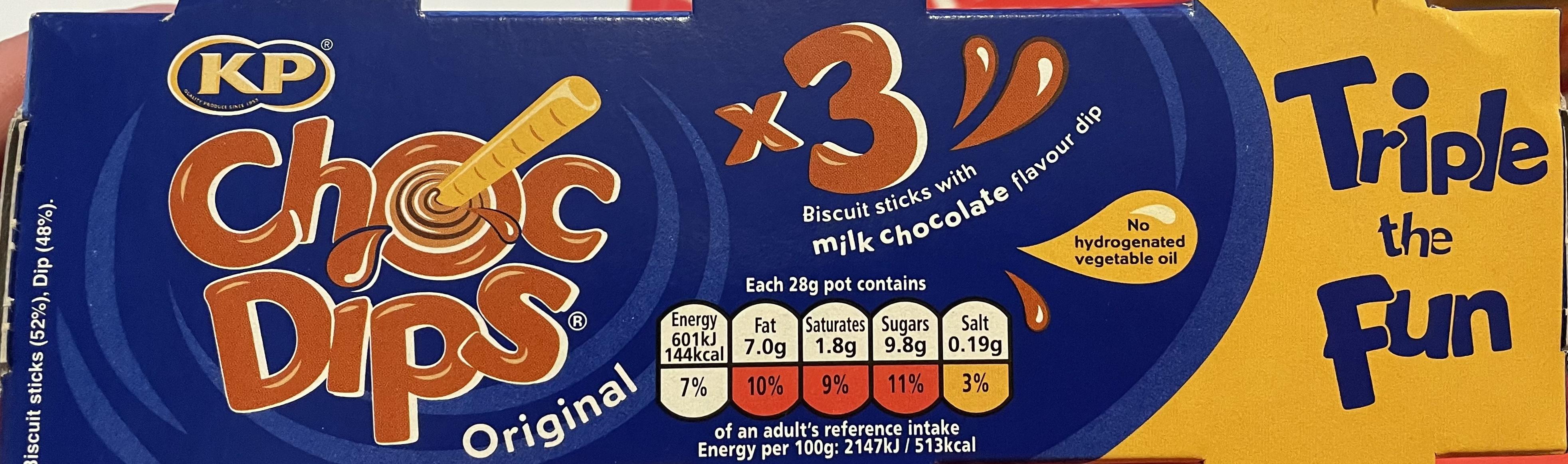 KP Choc Dips triple pack