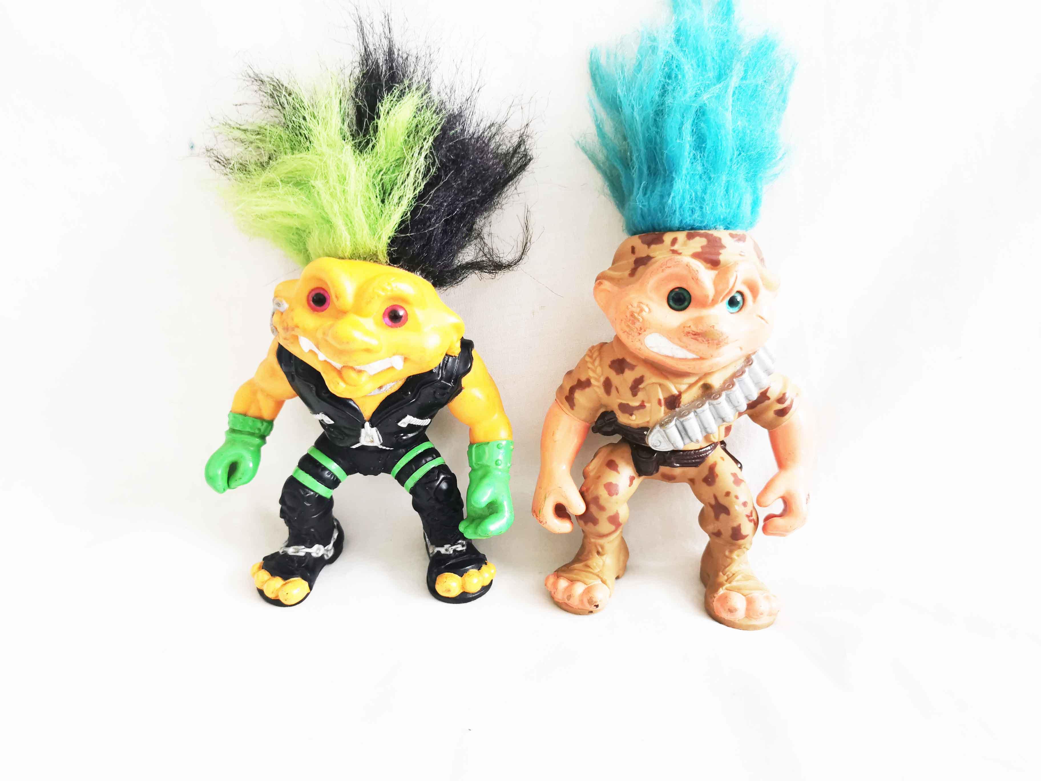 Punk Troll and General Troll Action Figures 5” Battle Trolls Hasbro