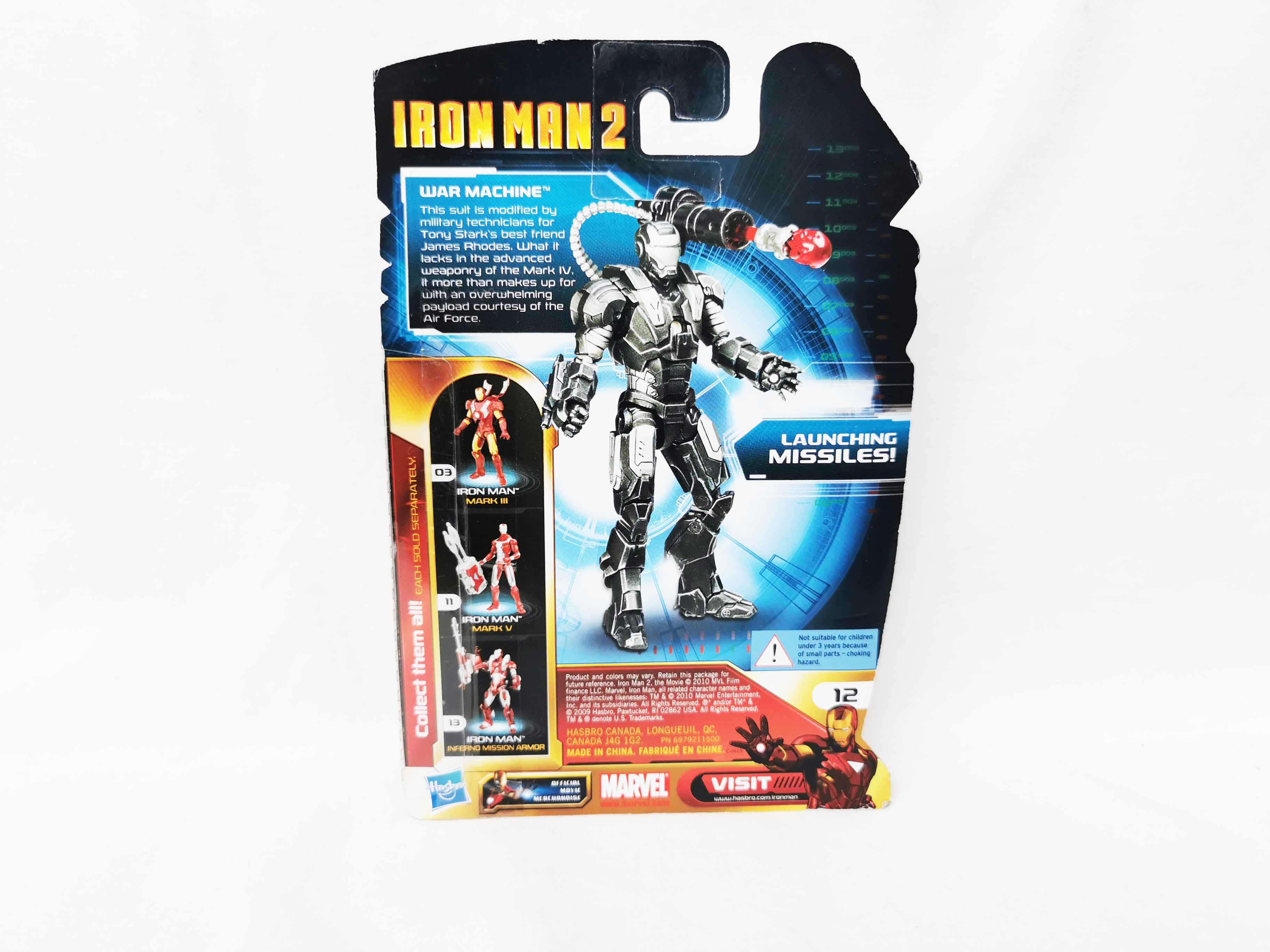 War Machine Movie Version Marvel Universe Carded Action Figure 3.75 Hasbro