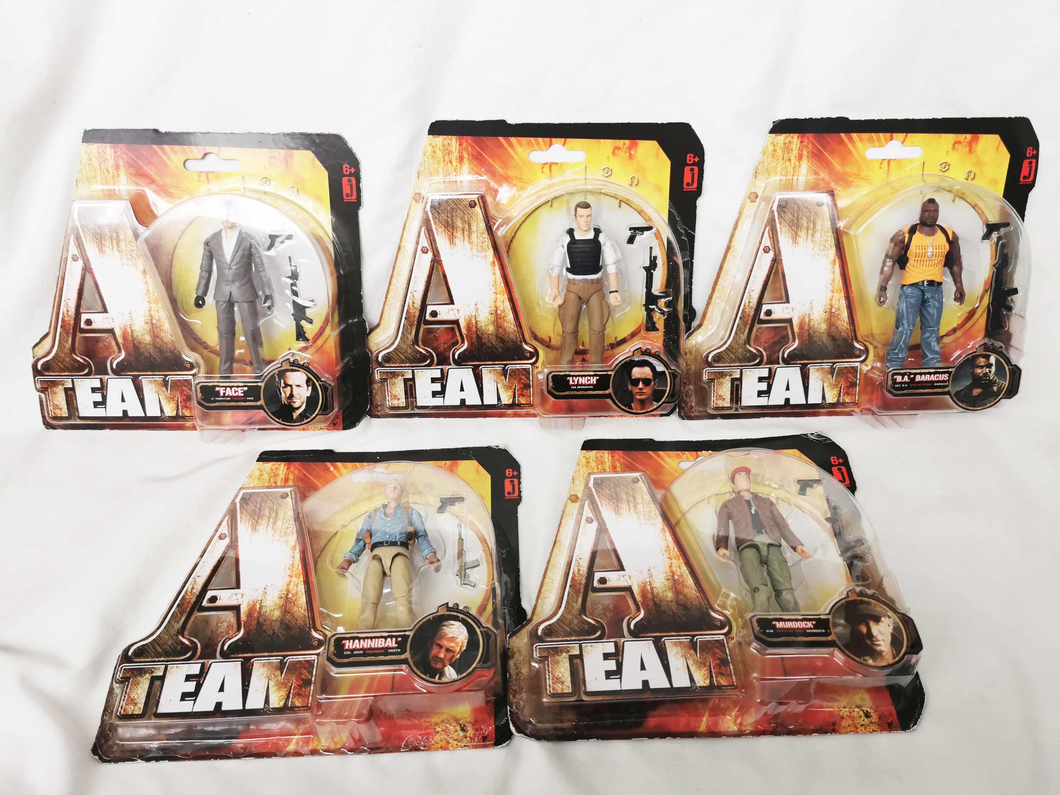 A-Team movie Action figures set  3.75 Action Figures Jazzwares includes Face, Hannibal, Murdoch, BA and Lynch