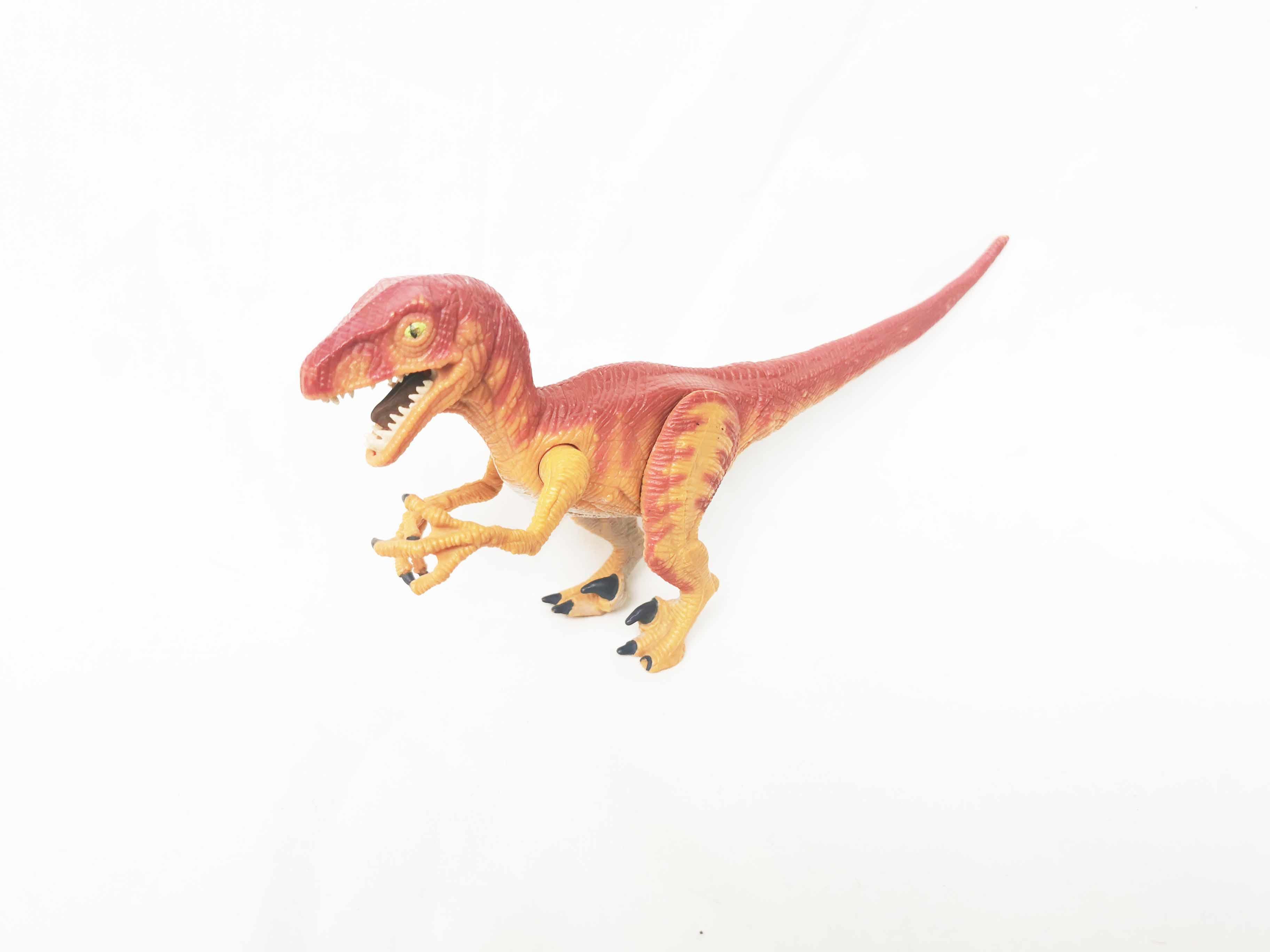 Jurassic Park Raptor Velociraptor Action Figure Light Orange 4 Scale