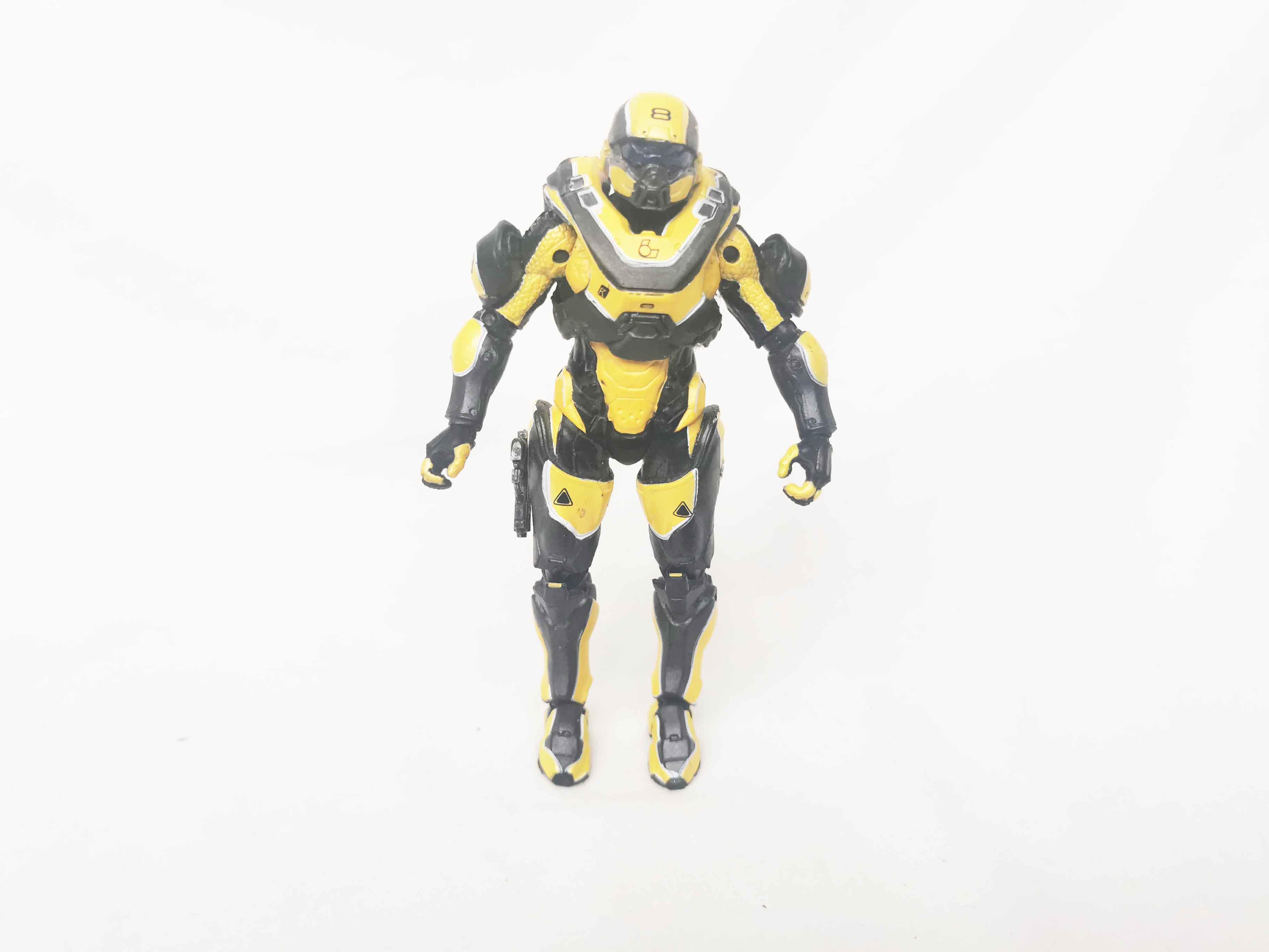 Halo Guardians Athlon Spartan 5.5 Yellow and Black Action Figure