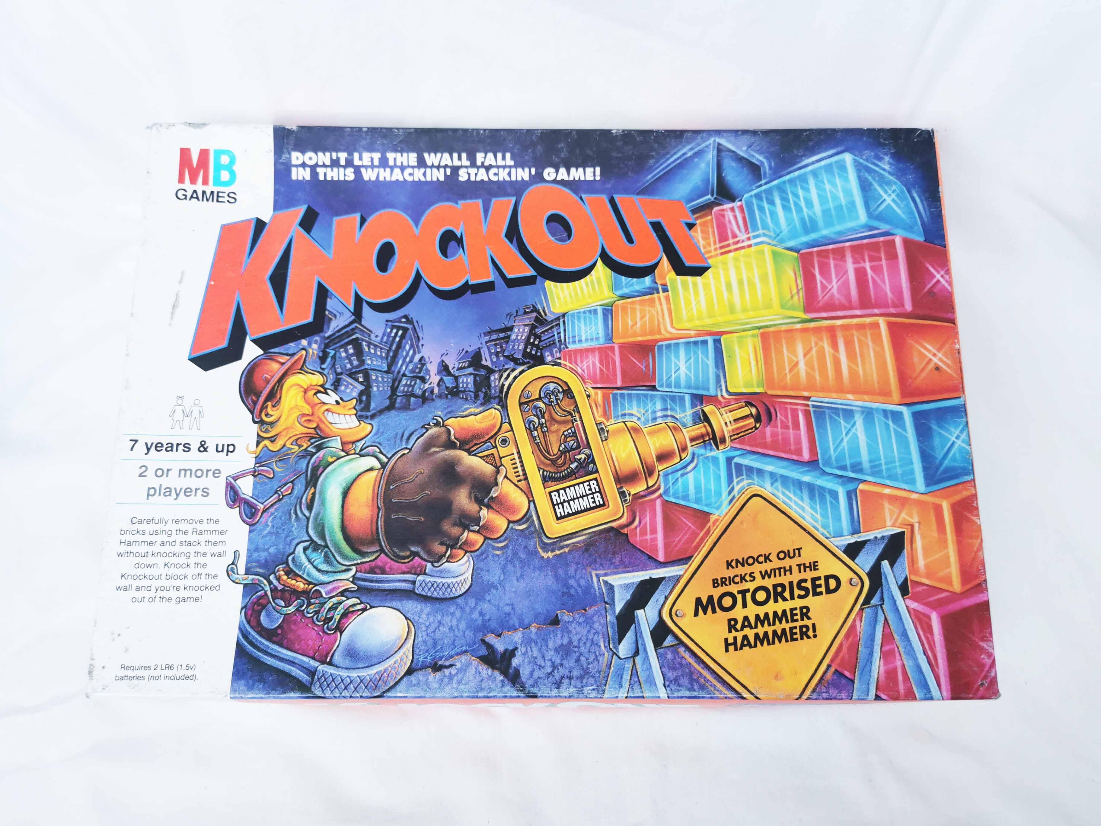 Knockout Whackin Stacking Fun Board Game MB Games