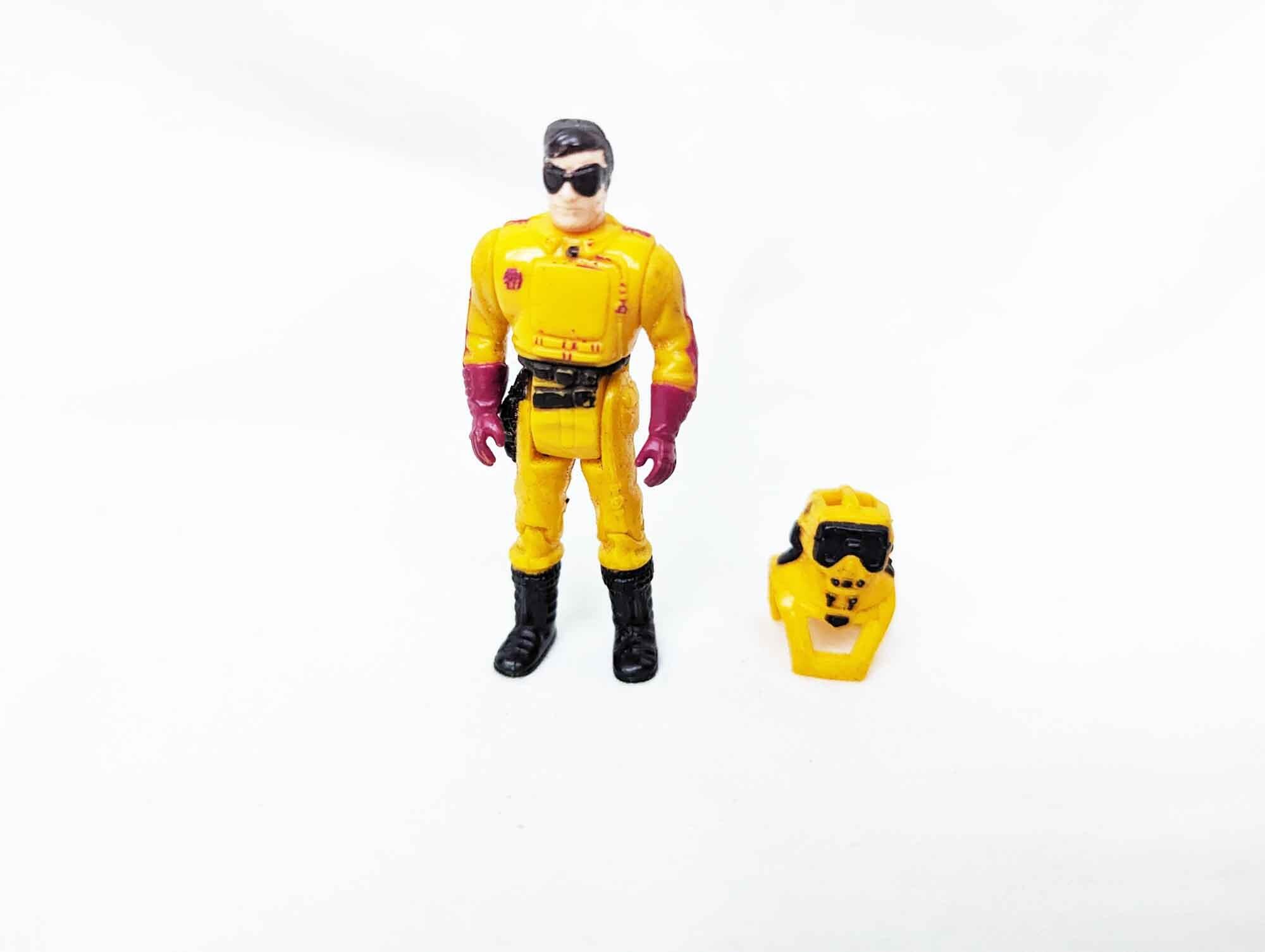1985 KENNER M.A.S.K. MASK FIGURE BRAD TURNER w/ HOCUS POCUS MASK CONDOR