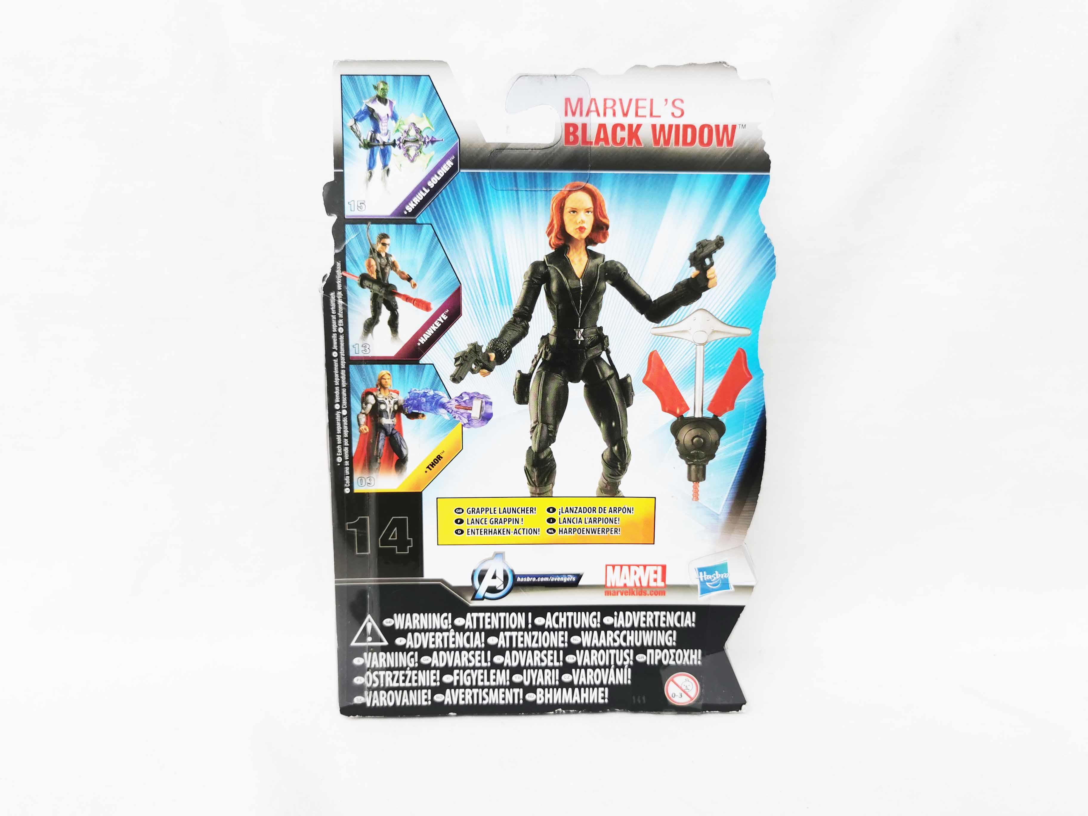 Black Widow Marvel Universe Avengers Assemble Carded Action Figure 3.75 scale Hasbro