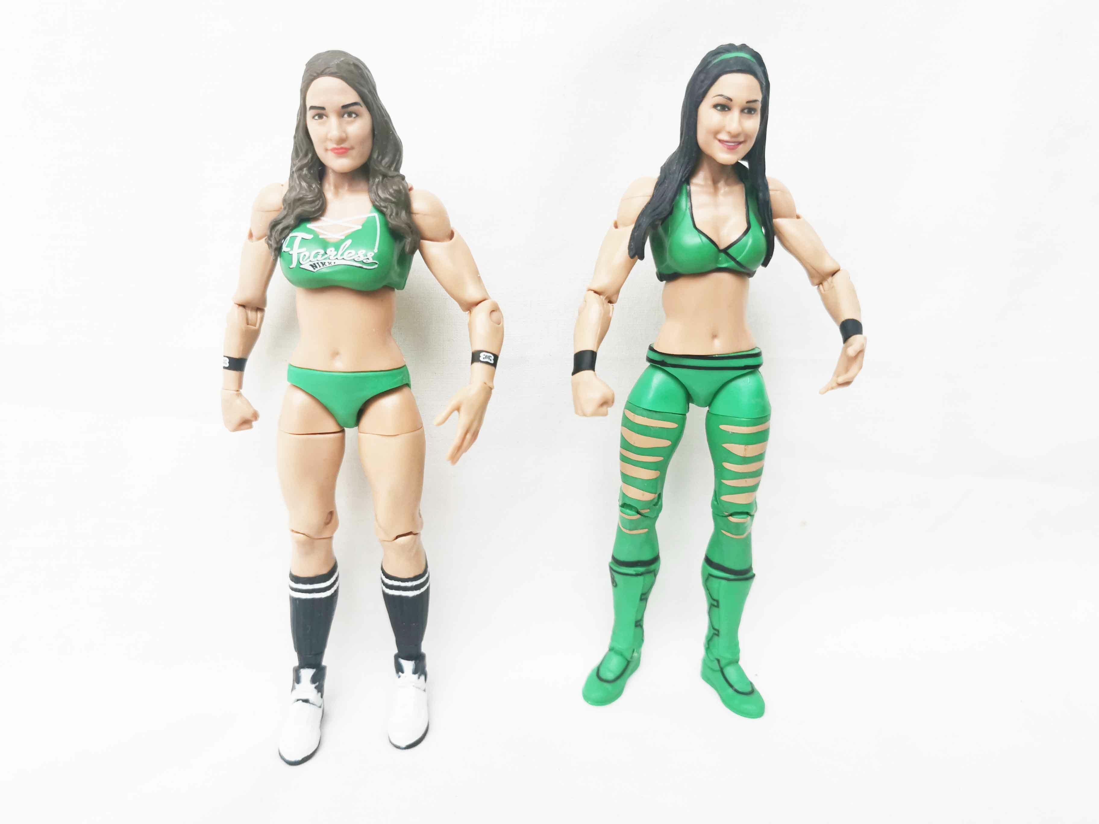 The Bella Twins Brie & Nikki Wrestling 6 Action Figures Elite Series Mattel