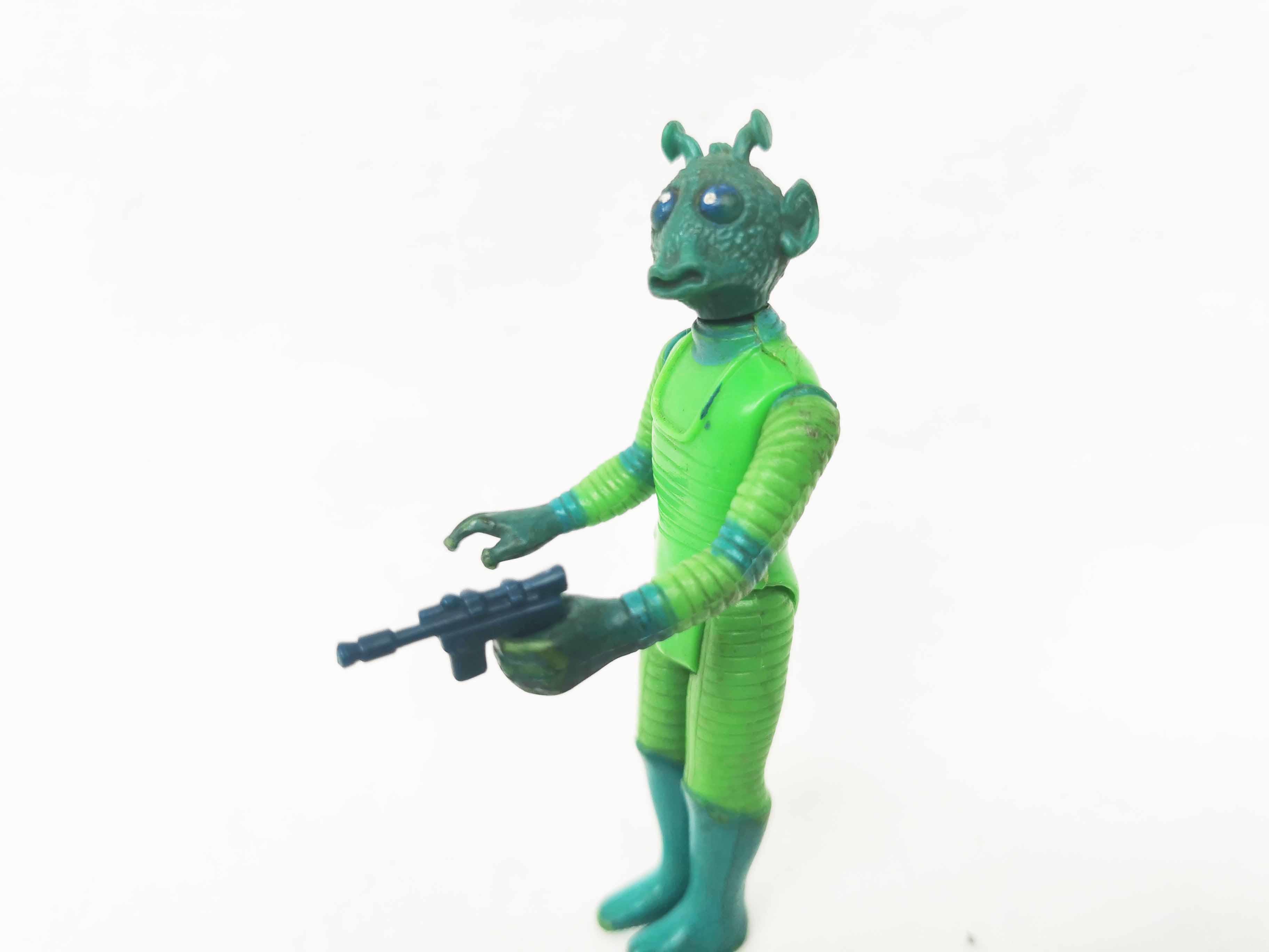 Greedo with Repro Blaster Star Wars 3.75 Action Figure Vintage