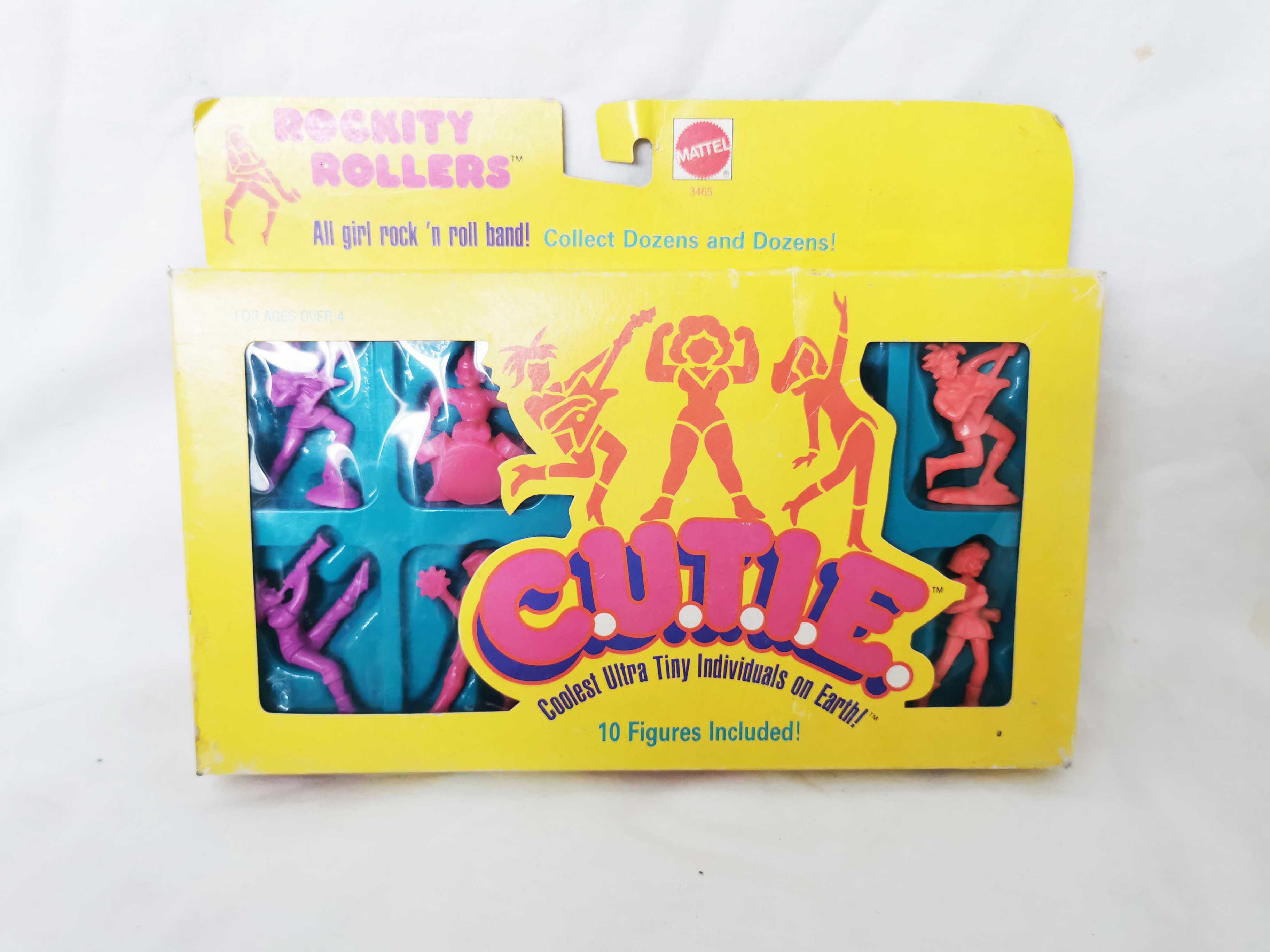 Cutie C.U.T.I.E Dolls Rockity Rollers Small figures Vintage 1980s Mattel