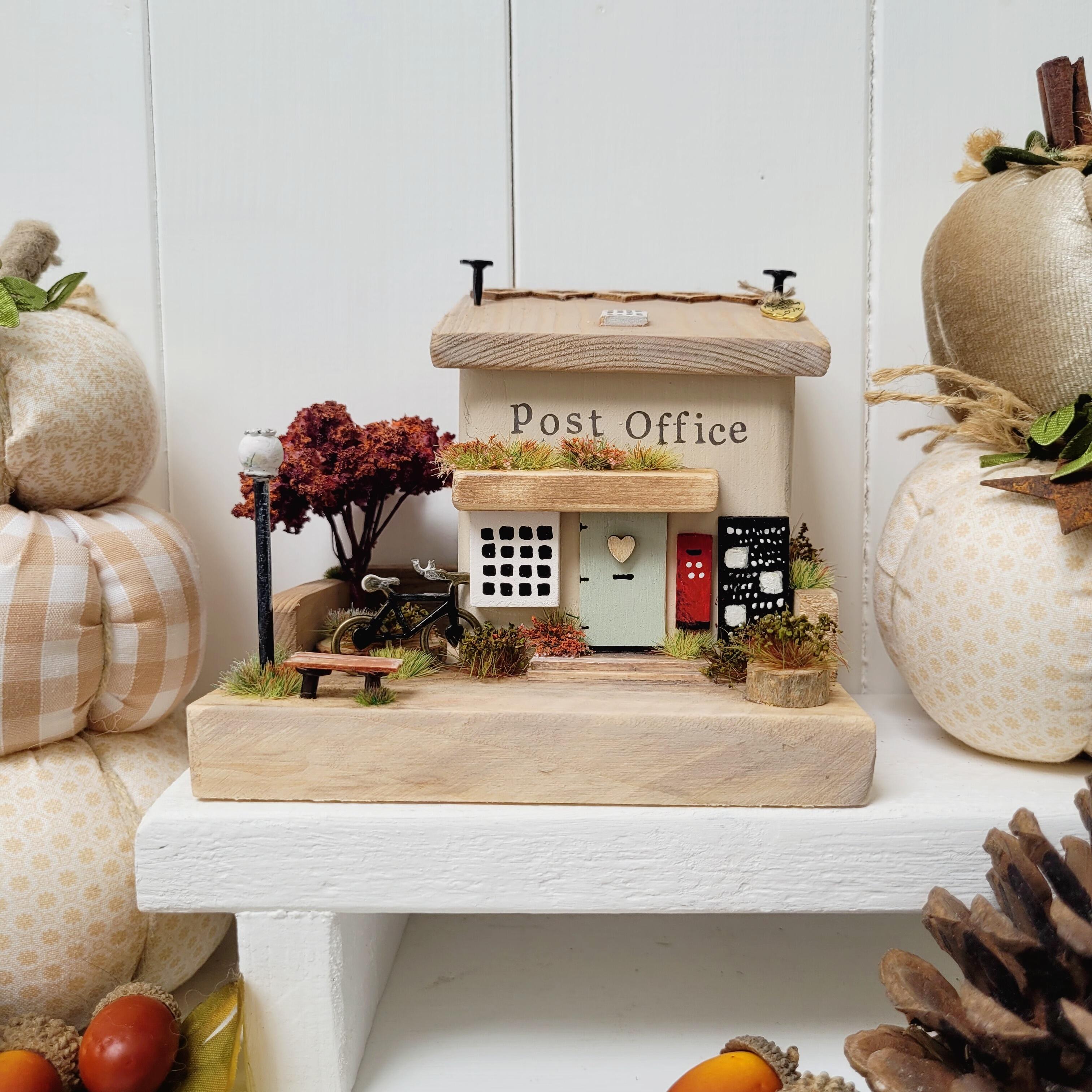 AUTUMN VILLAGE POST OFFICE COTTAGE